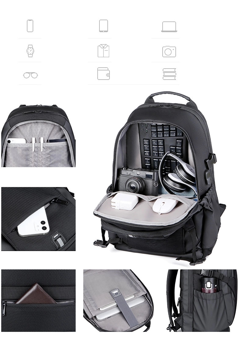 Custom Multifunctional Laptops Backpacks with USB Port 14