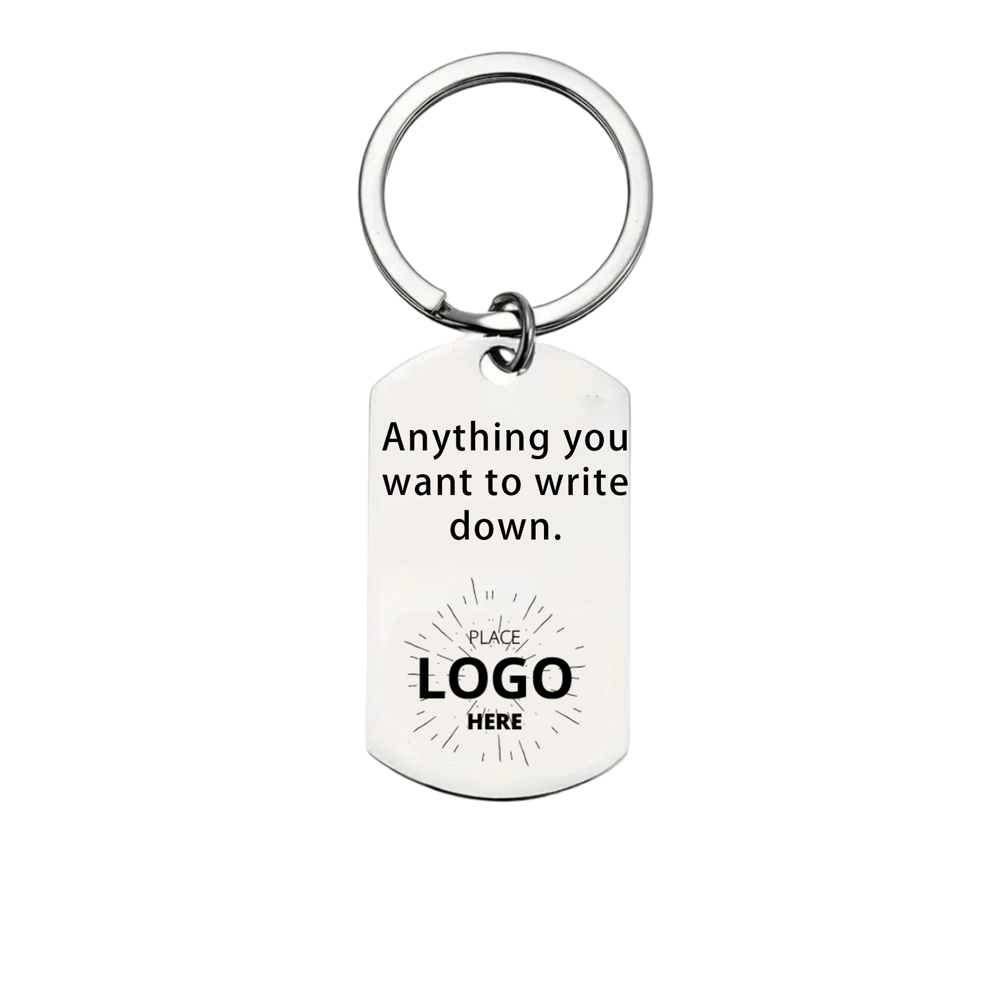 Visible Custom Stainless Steel Key Ring 2