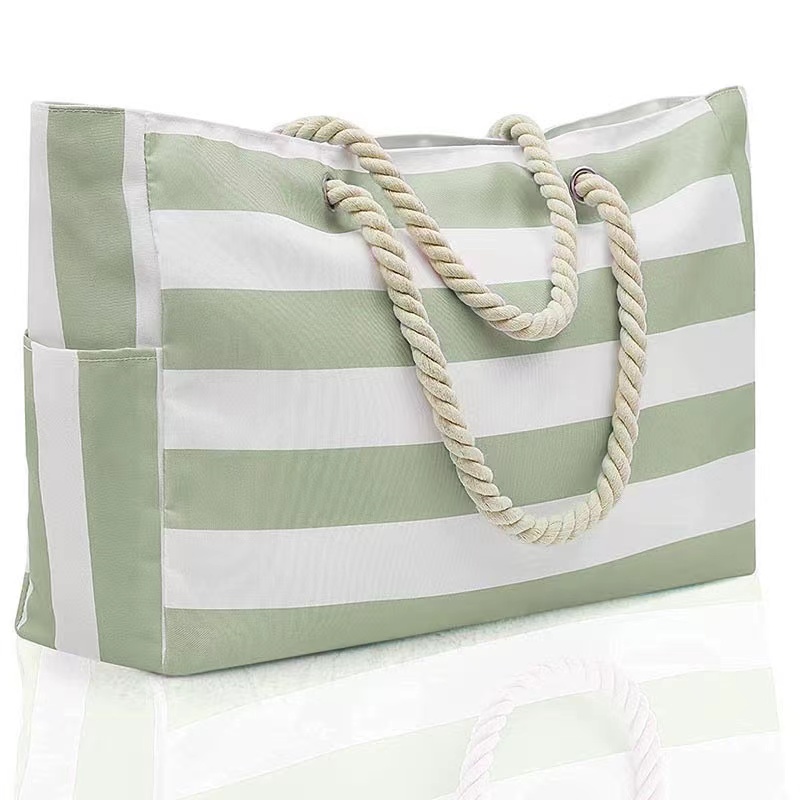 Polyester Stylish Canvas Beach Tote 2