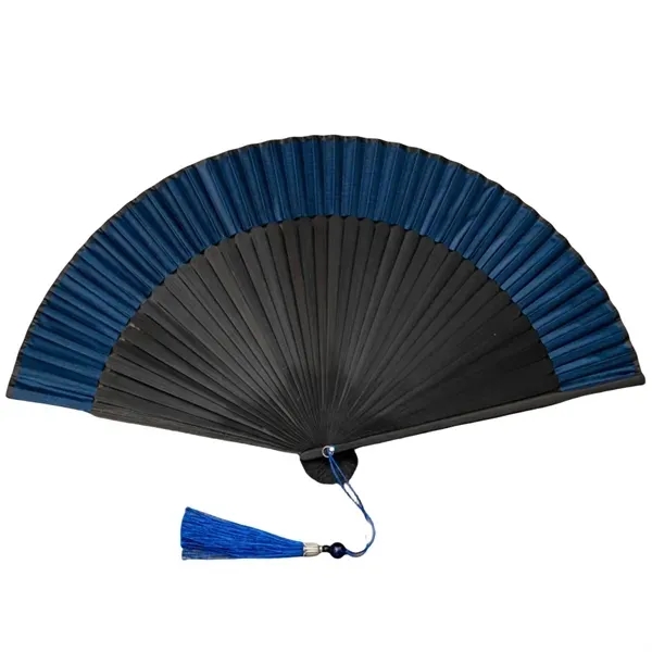 Bamboo Silk Folding Hand Fan 7