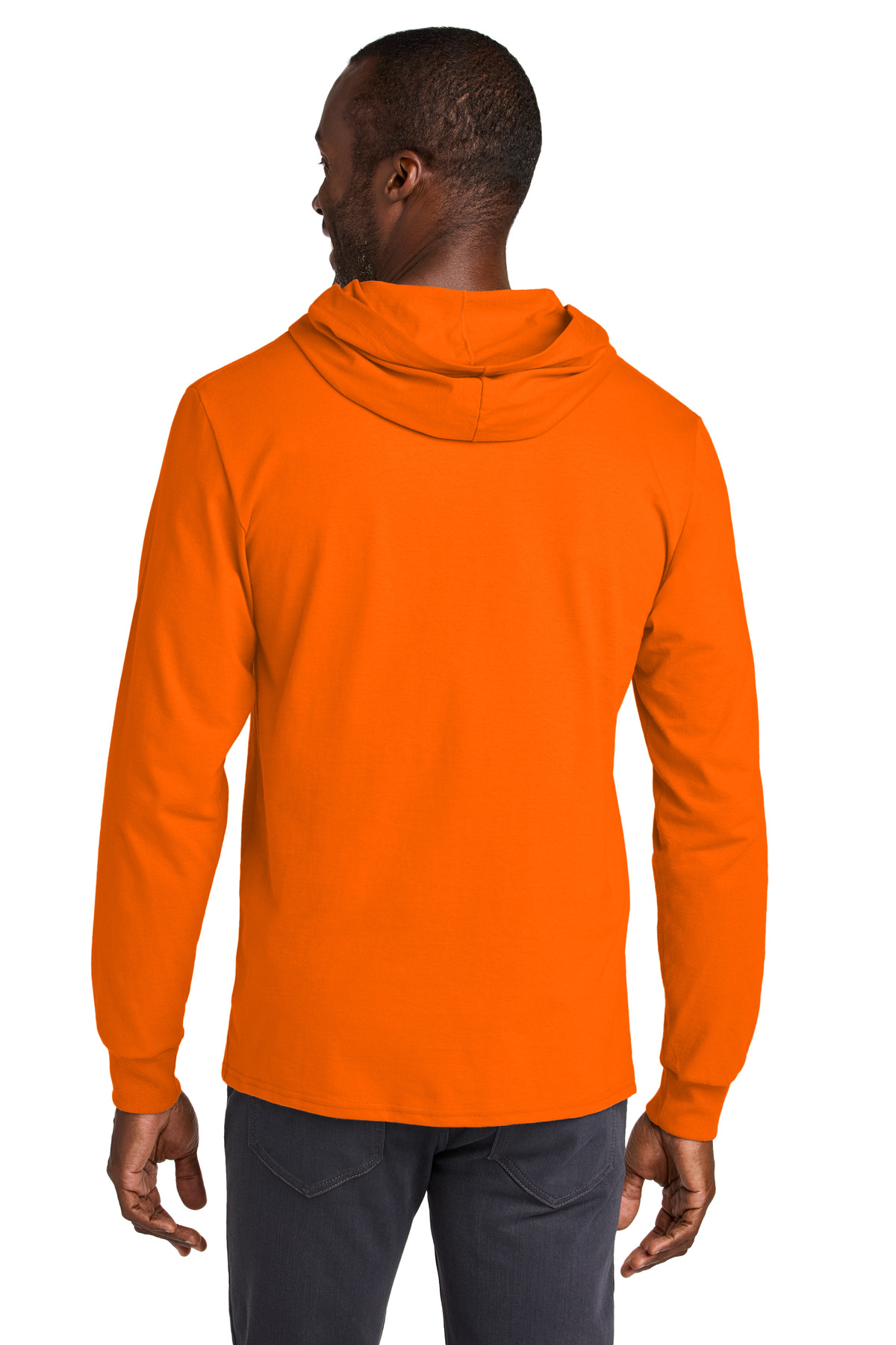 Jerzees Classics Unisex Cotton Long Sleeve Hooded T-Shirt 363LH 3