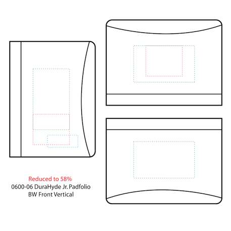 FSC® Mix DuraHyde Jr. Zippered Padfolio 30
