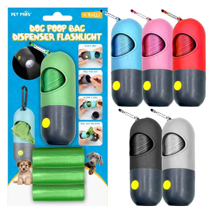 Waste Bag Dispenser with LED Light Assorted 2