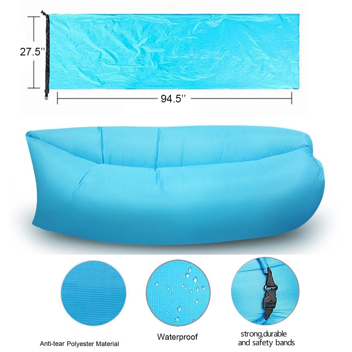 Inflatable Lounger Air Sofa Hammock 3