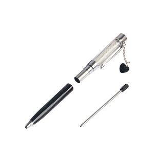 Plated Metal Color Pen With Crystal 20