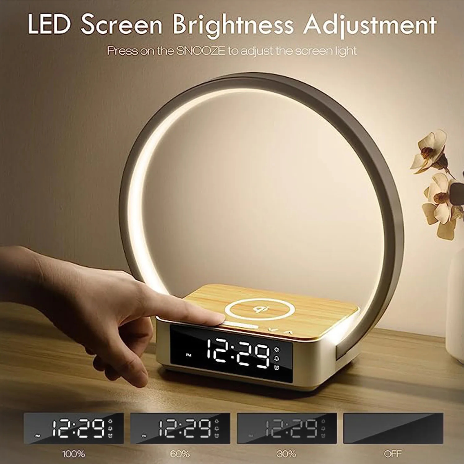 Wireless Mobile Phone Charging Eye Lamp 3