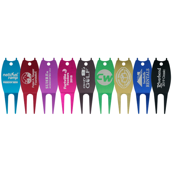 Engraved Aluminum Divot Tool 1