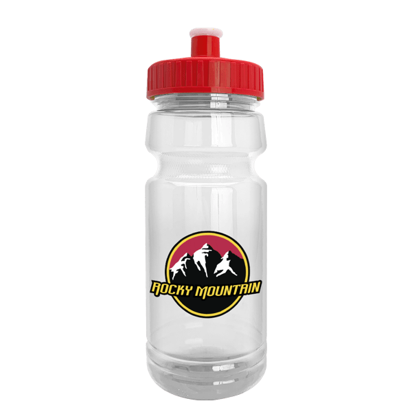 Wheely 24oz Transparent Bike Bottle w/Push-Pull Lid 81