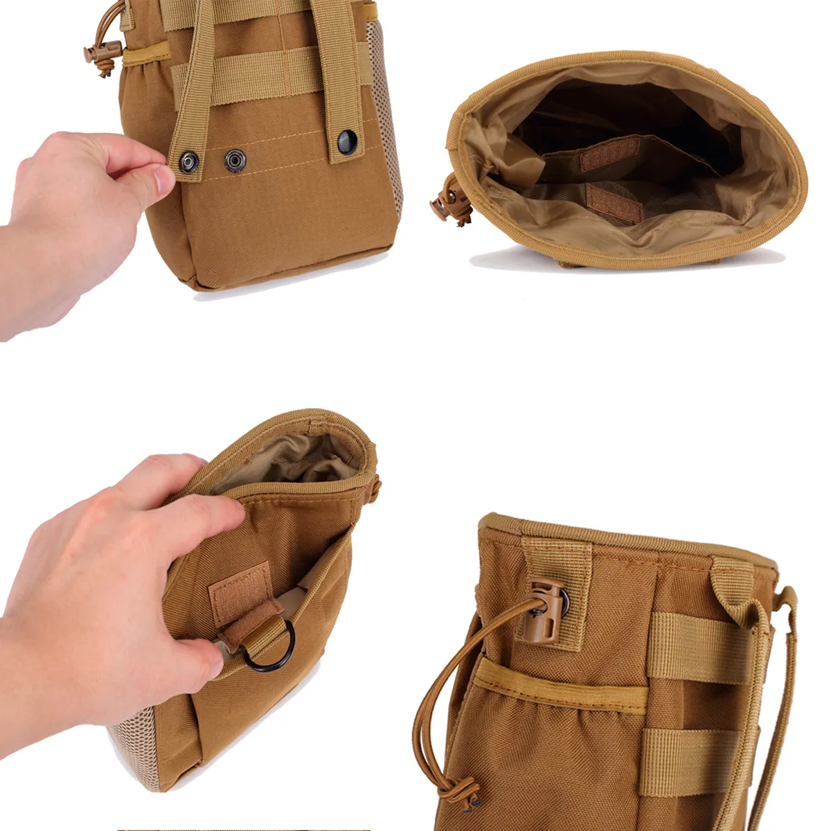 Tactical Molle Magazine Dump Pouch Military Fanny Hip Bag 6