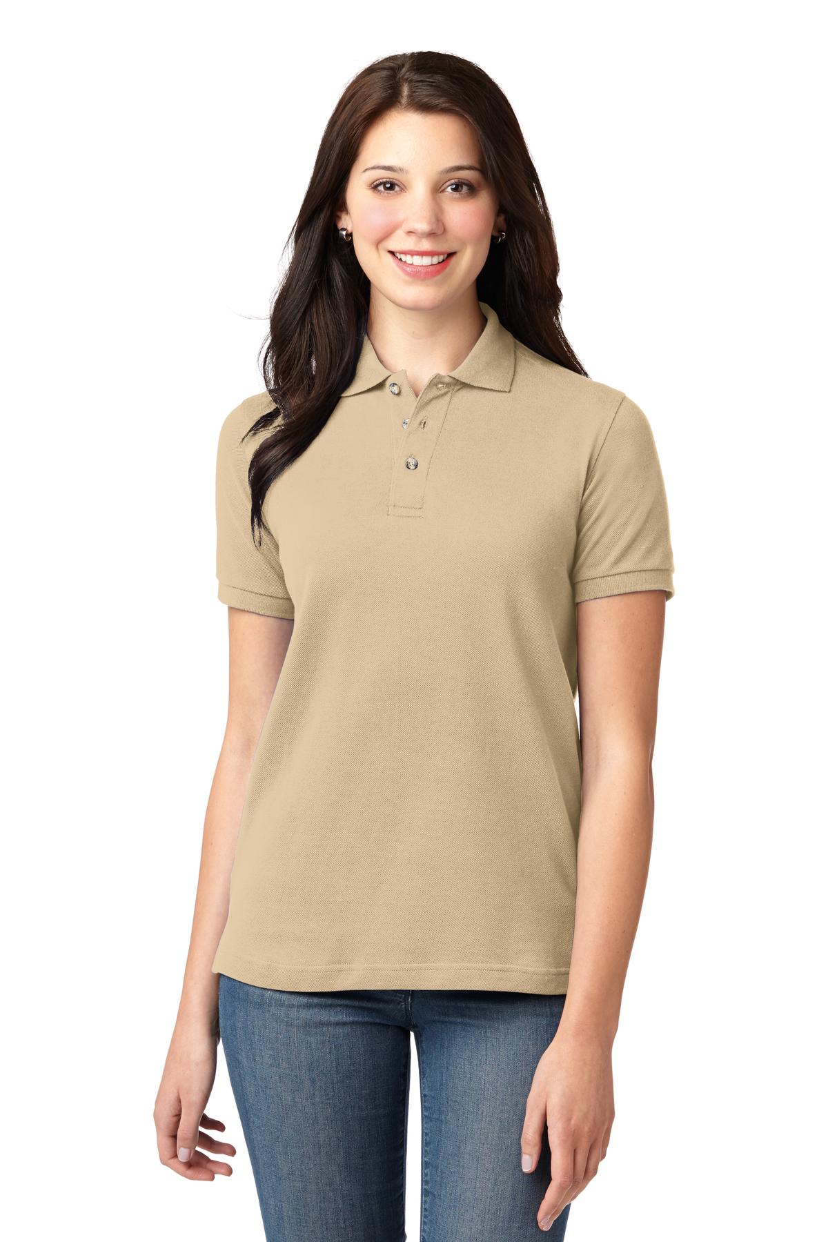 Port Authority Women's Heavyweight Cotton Pique Polo. L420 54