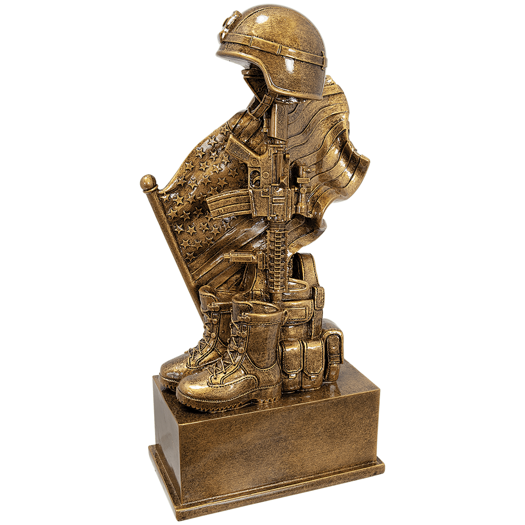 Antique Gold Military Resin 2