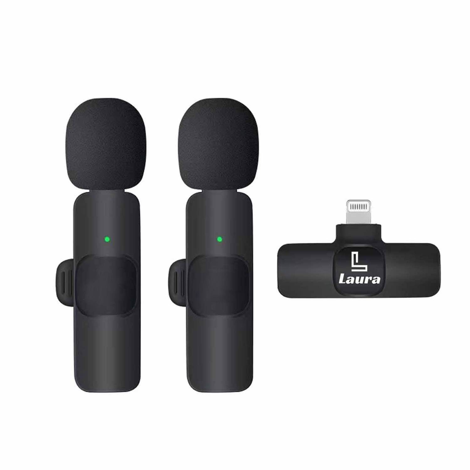 3 in 1 Wireless Lavalier Microphone 2