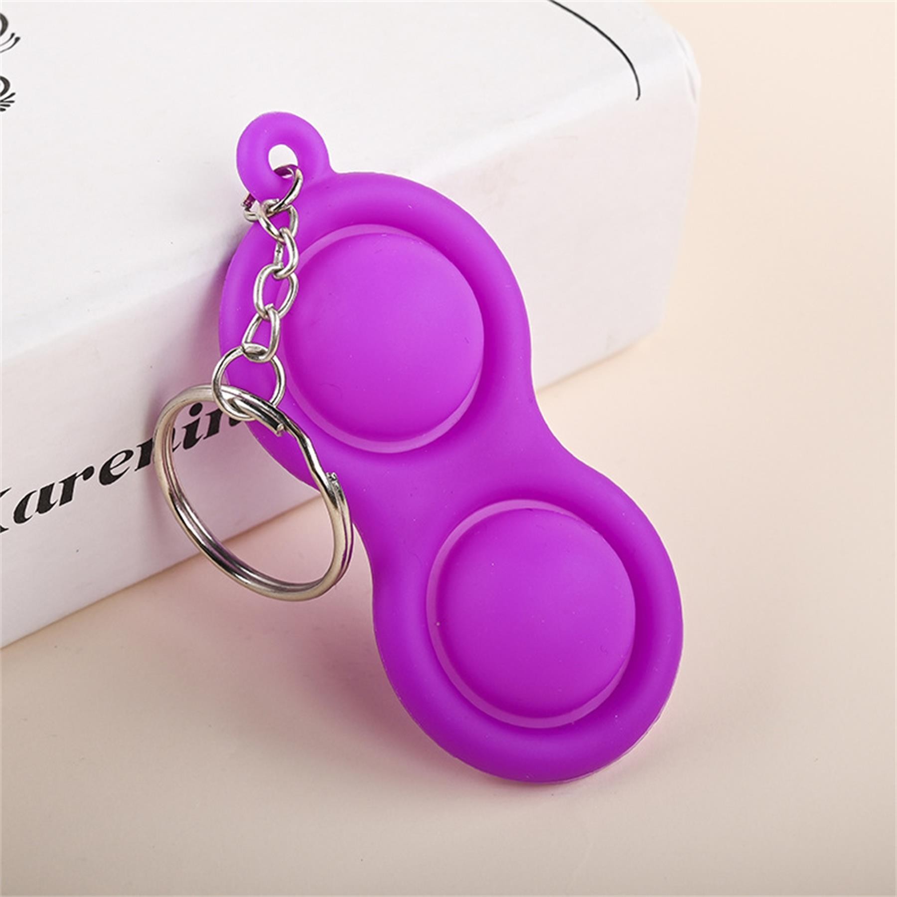 Gourd Shape Stress Reliever Key Chain 8