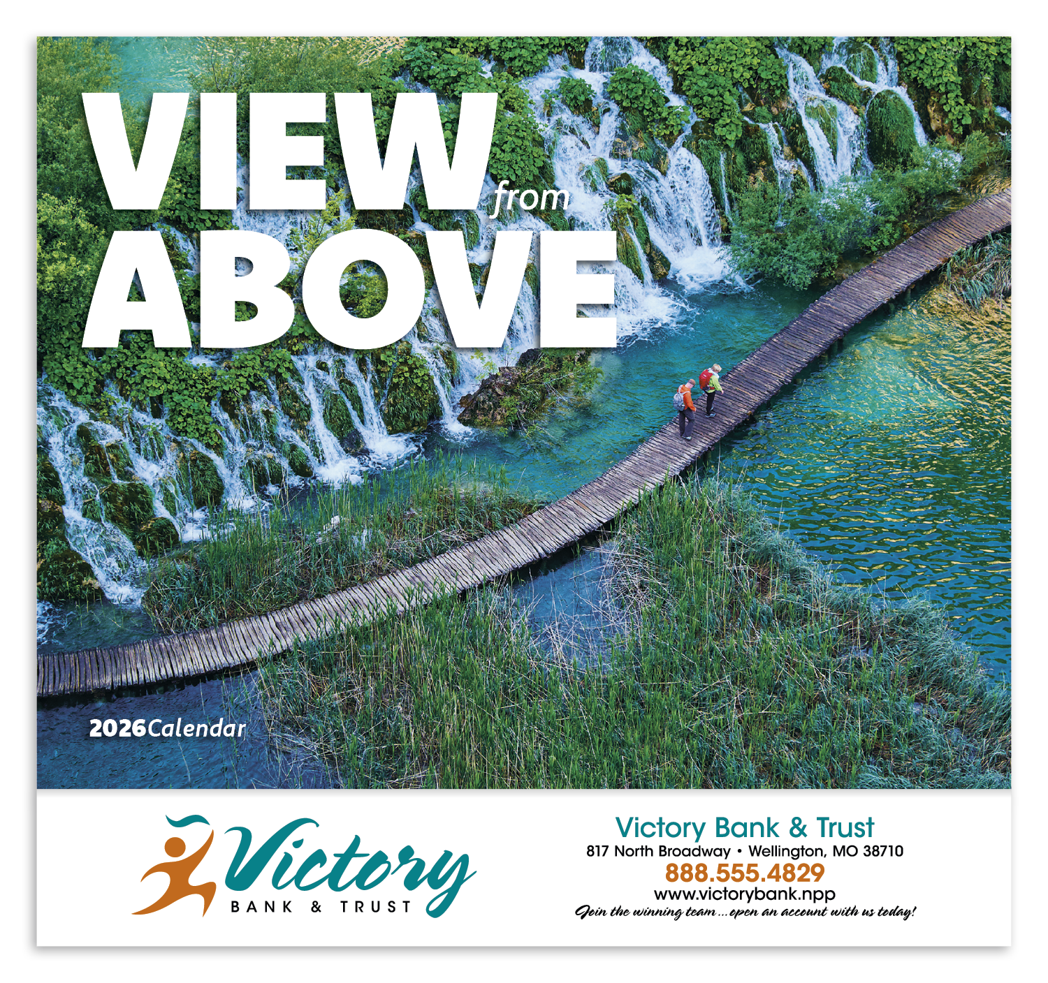 Good Value™ View from Above - Stapled Calendar 25