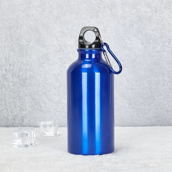 Aluminum Sport Bottle w/ Carabiner, 24oz/25oz., custom water bottle with logo imprint 7
