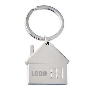 Charming Single Window House Shaped Keychain 8
