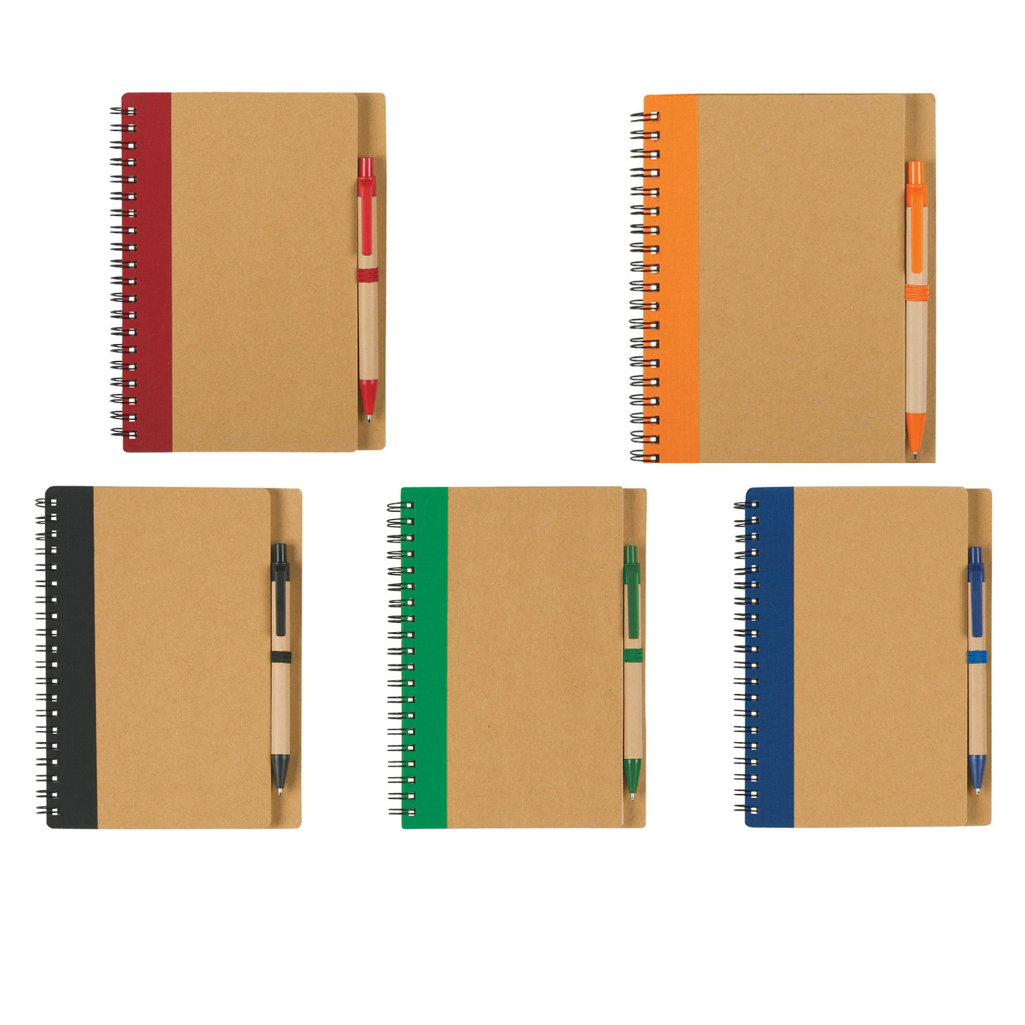 Kraft Paper Notebook With Pen 3