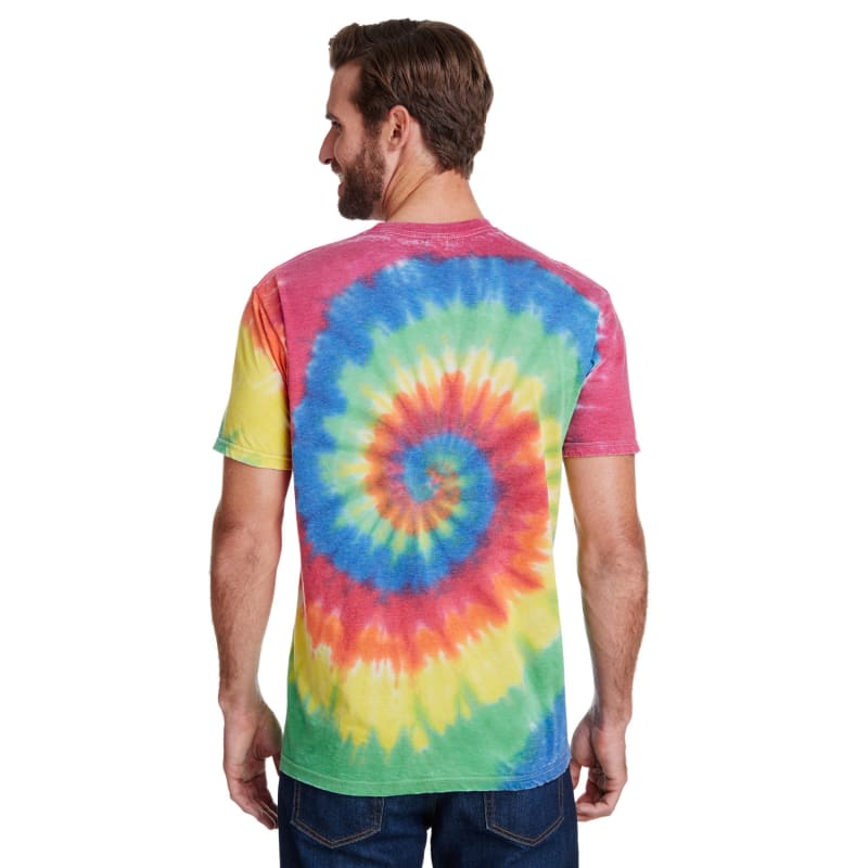 Tie-Dye Adult Burnout Festival T-Shirt 3
