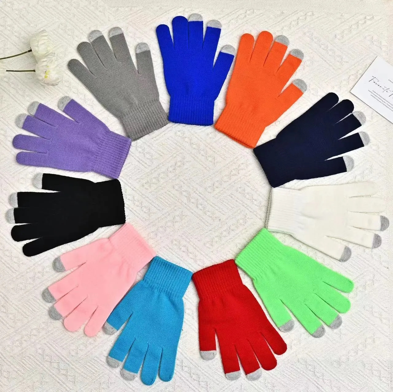 Multi-Color Touchscreen Winter Gloves 3