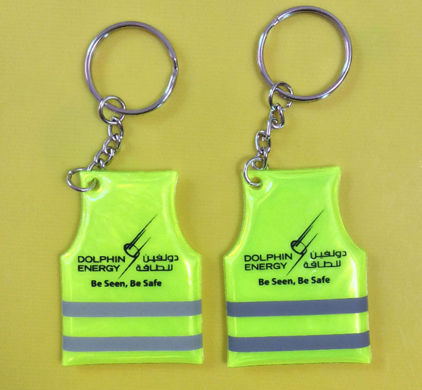 Reflective Safety Vest Key Chain 1