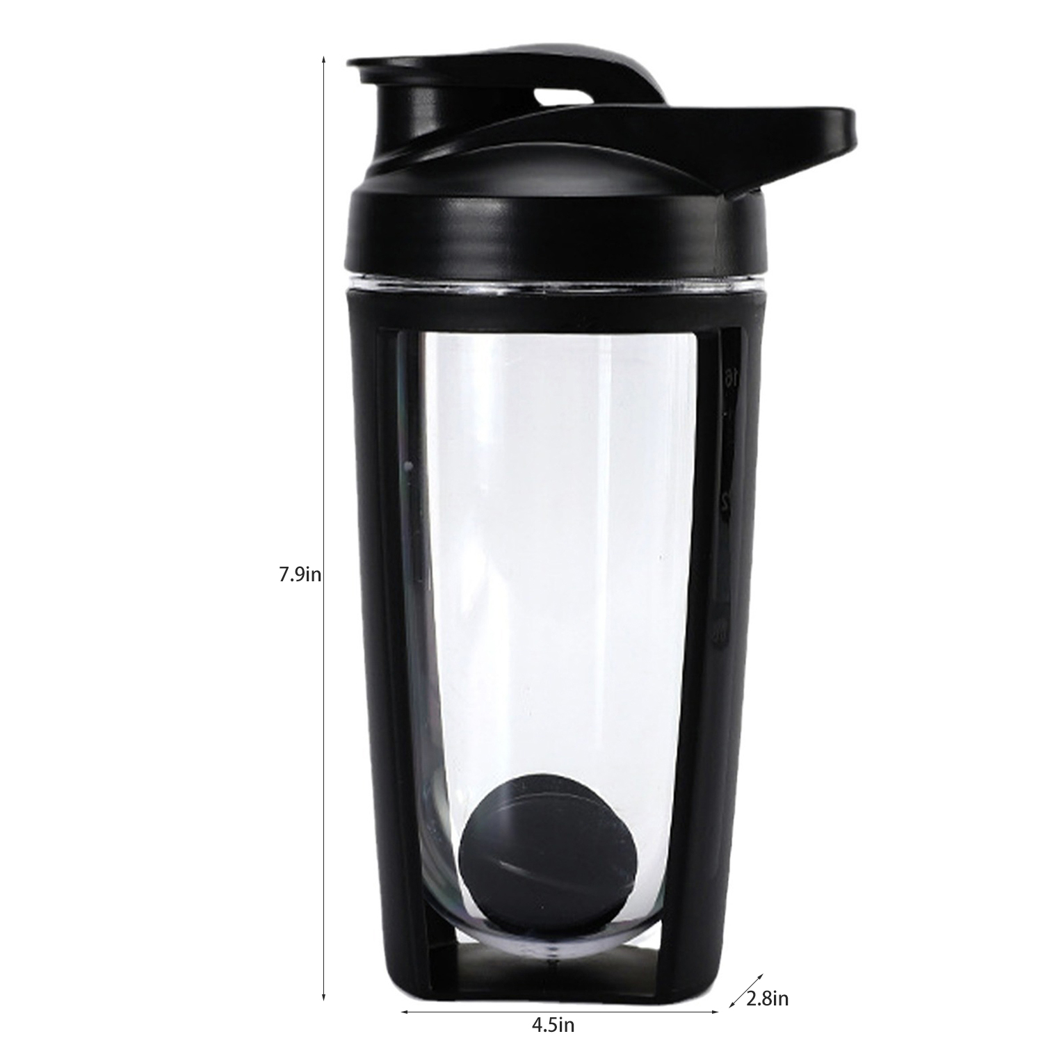 23oz Leak-Proof Workout Shaker Bottle w/ Handle 10