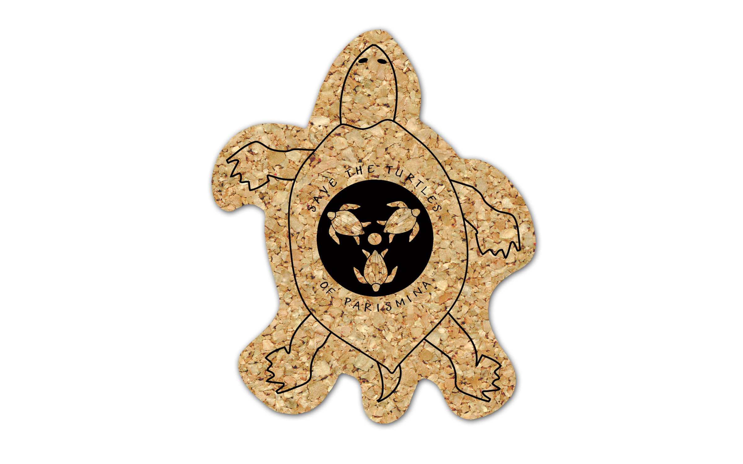 Turtle Cork Coaster 3