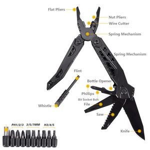 All In One Multi Pliers Knife Tool With Bits Set 22