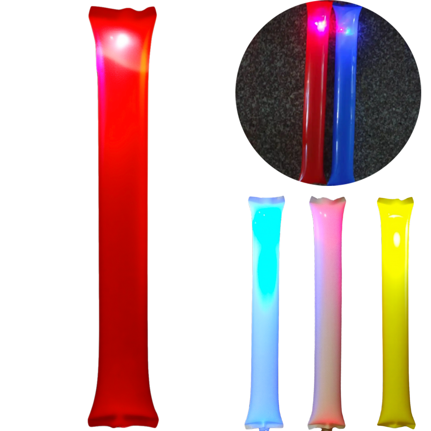Party Atmosphere PE LED Glow Cheering Sticks 12