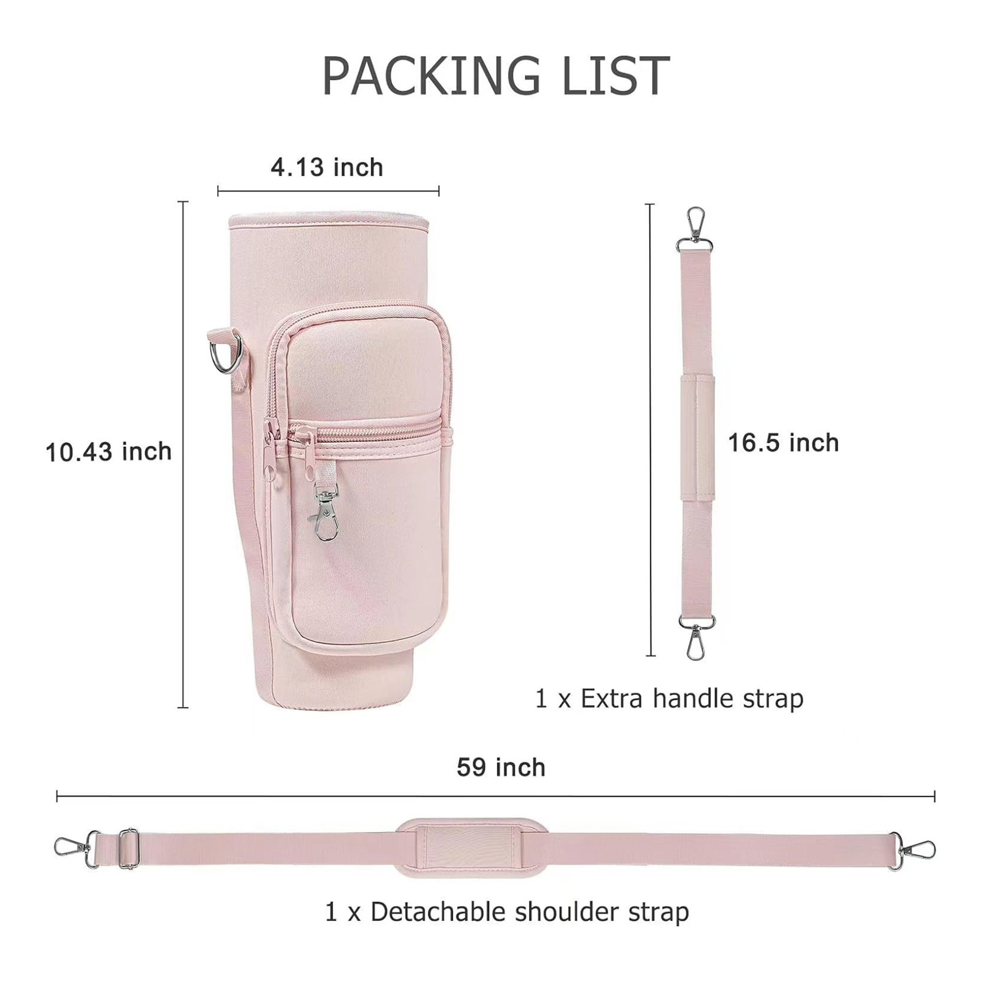 Water Bottle Holder With Strap for 40/30 oz Tumbler 4