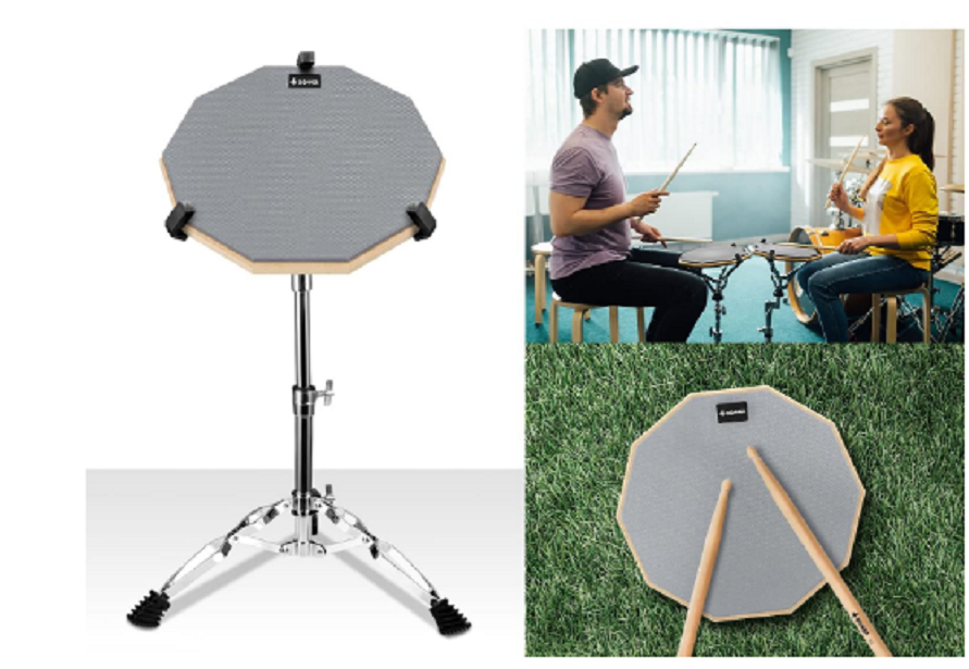 8inch/12 inch Silent Rubber Drum Practice Pad 1