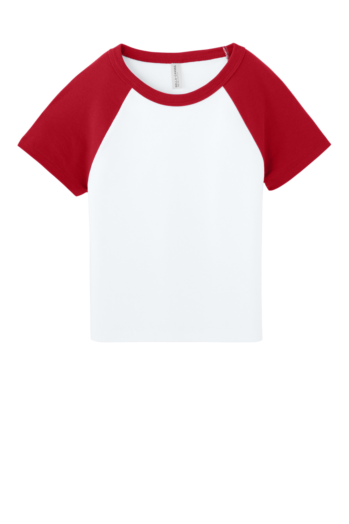 BELLA+CANVAS Women's Micro Rib Raglan Baby Tee BC1201 29