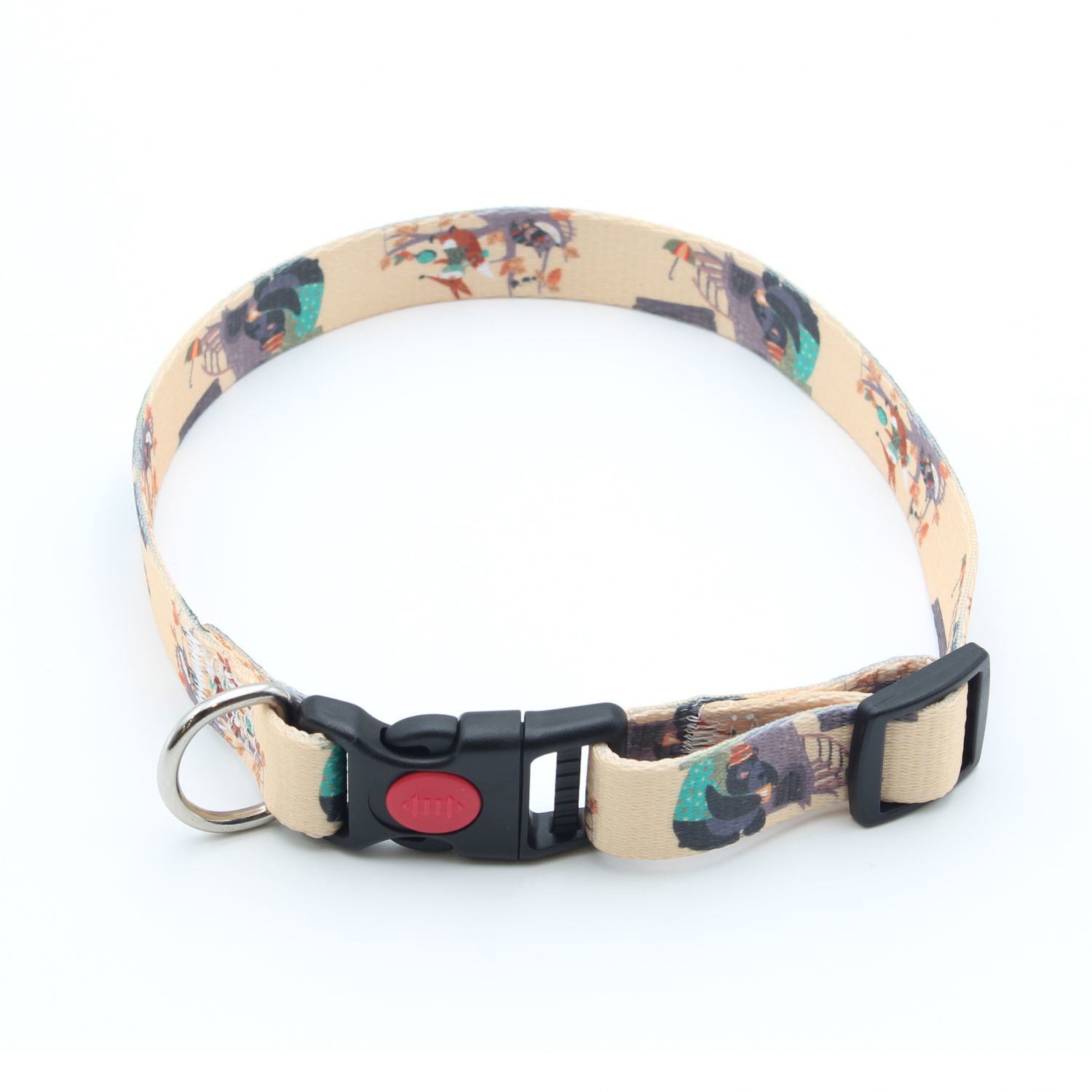 1"W x 26"L Strong & Smooth Pet Collar w/  Buckle Release Sublimation 3
