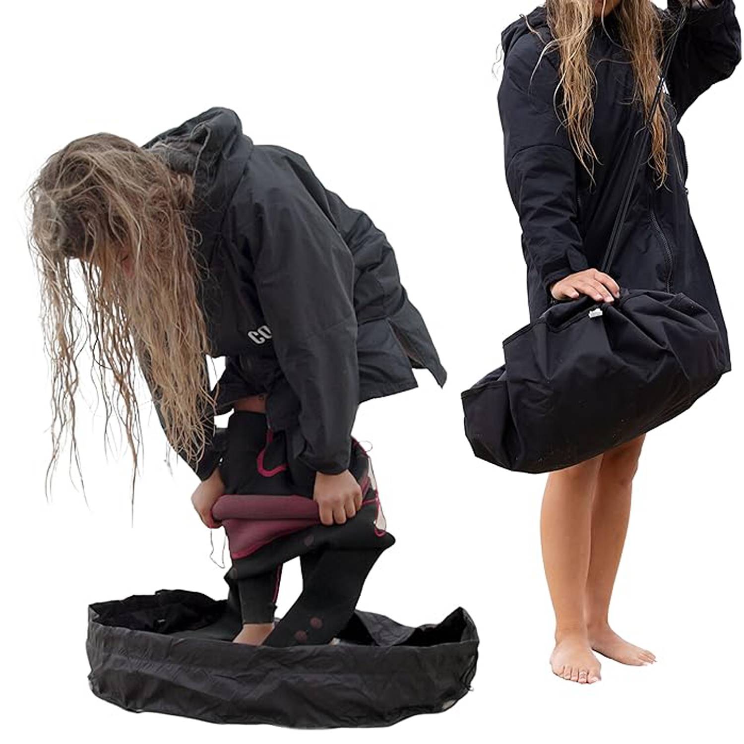 Portable Surf Diving Suit Changing Pad Swimsuit Storage Bag 2