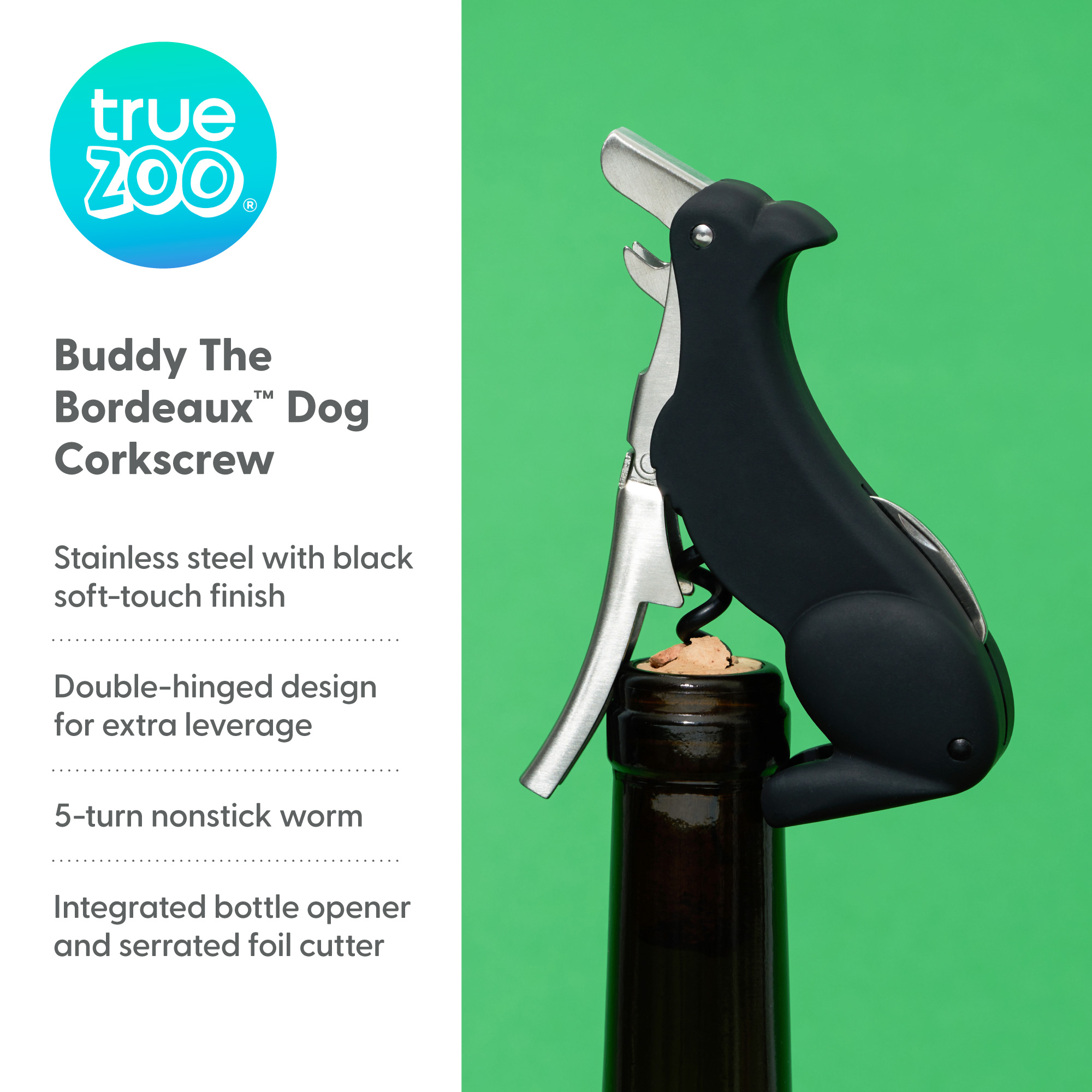 TrueZoo® Buddy the Dog Corkscrew 5