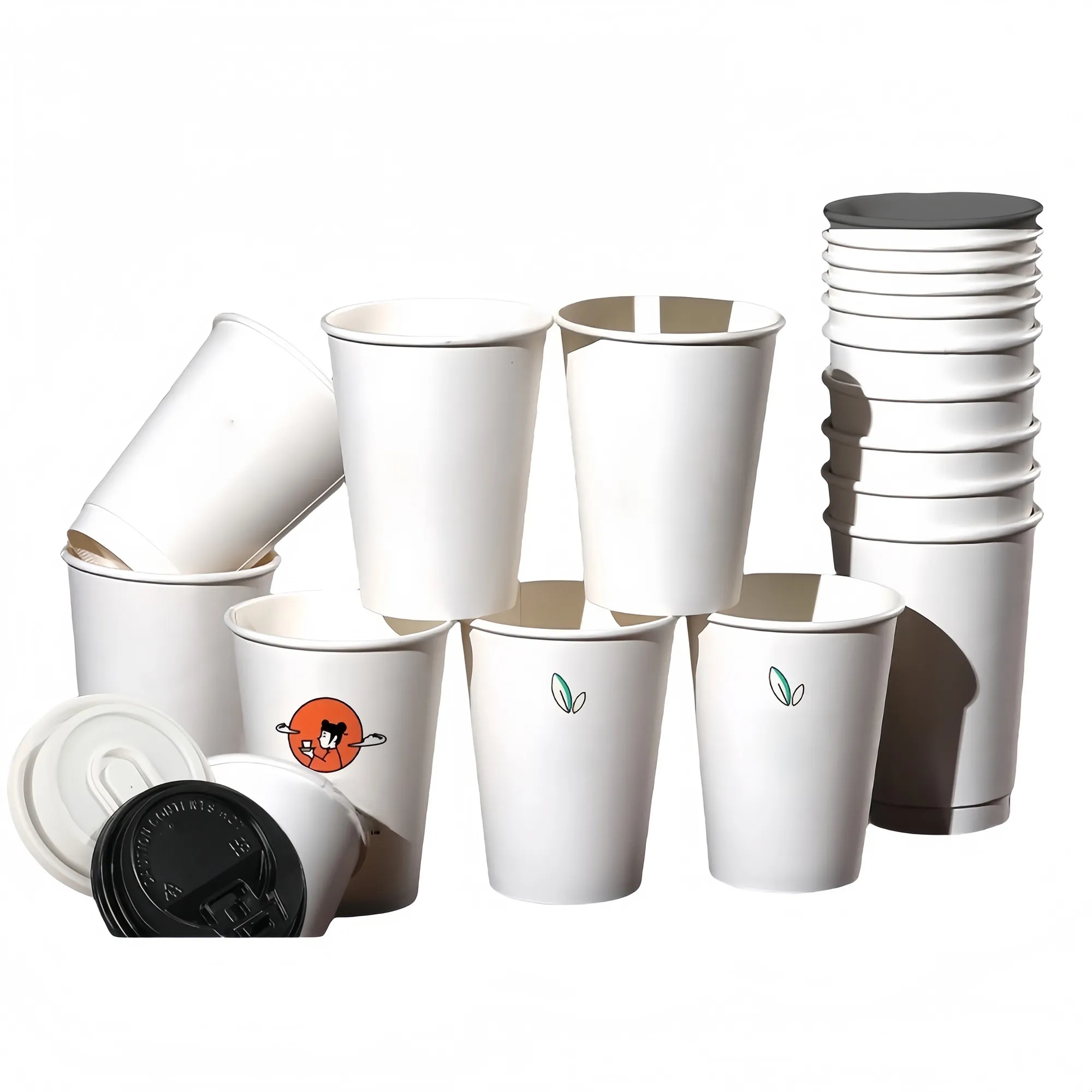 9oz Sturdy Eco Disposable Hot Drink Cup Commercial Grade 3