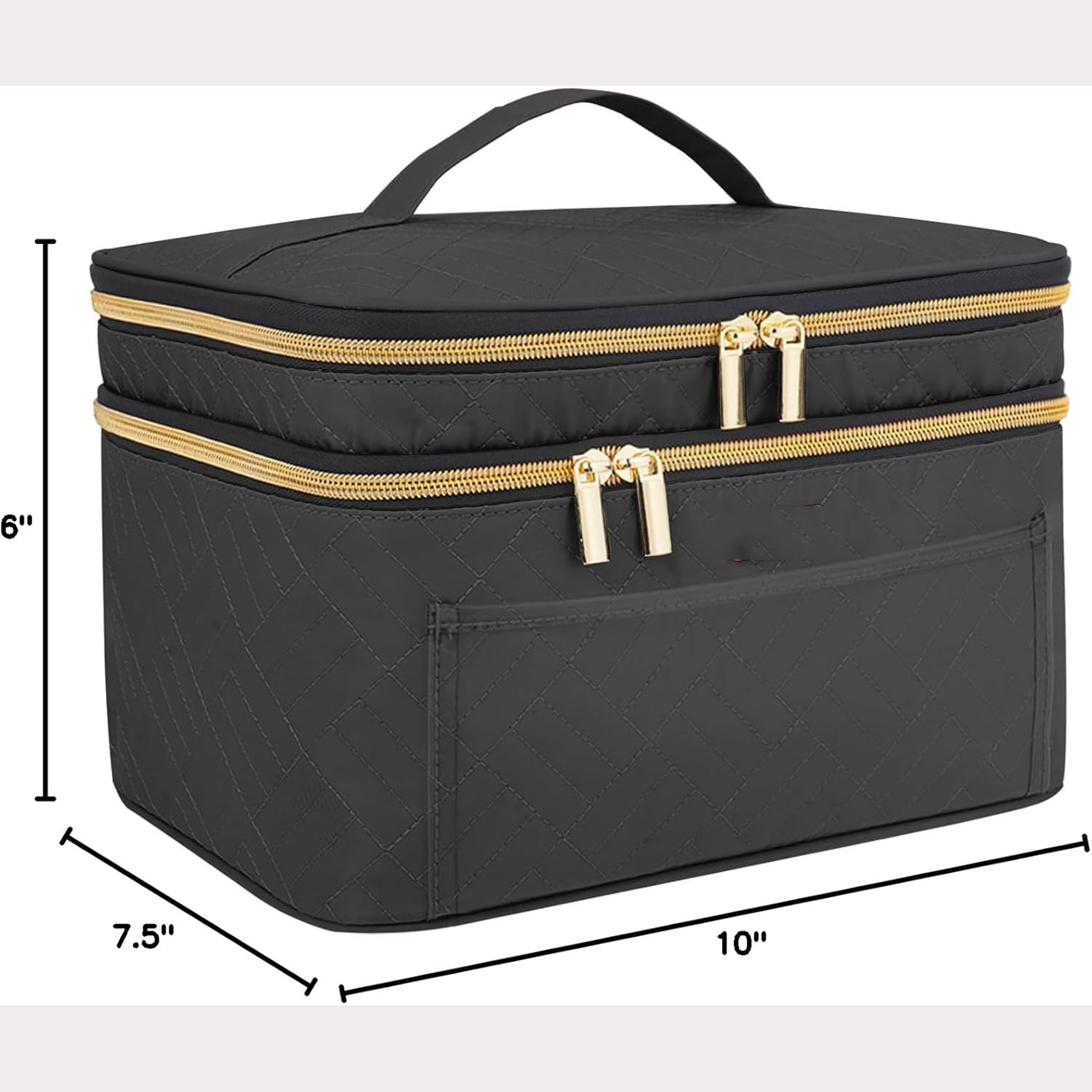 Double Layer Travel Makeup Bag Women 4