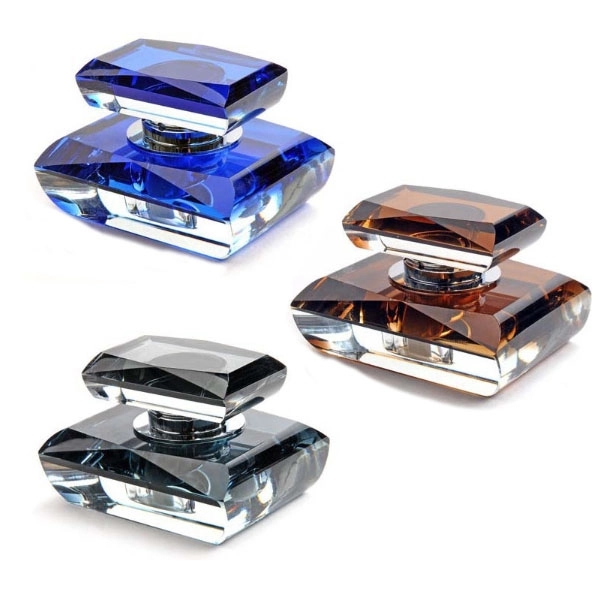 Square Crystal Car Perfume Bottle 3