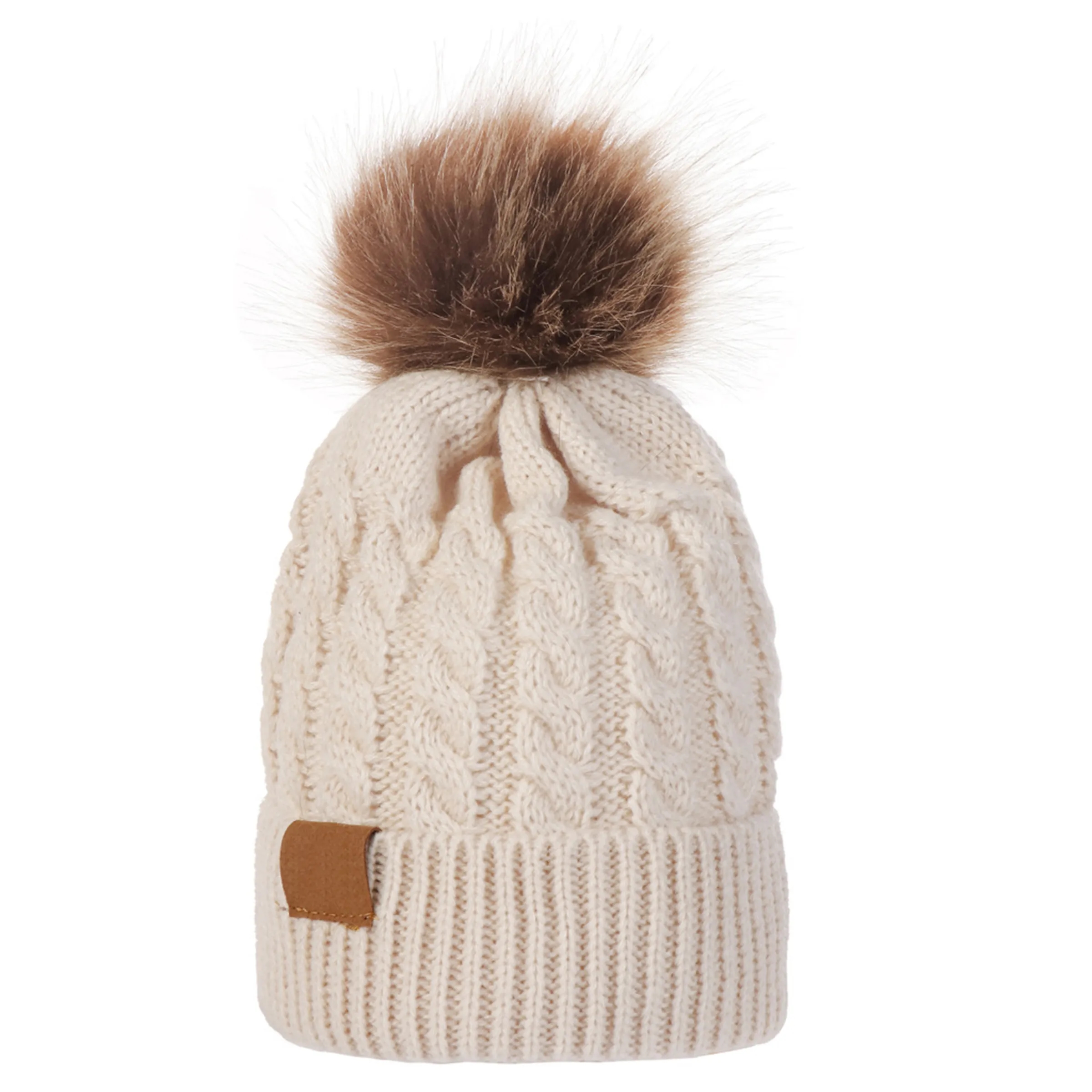 Acrylic Children's Warm Ear Protection Knitted Hat 6