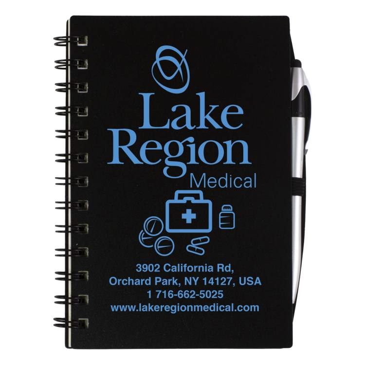 "Allegheny" Stylish Spiral Sticky Notes, Flags and Pen Notebook 7