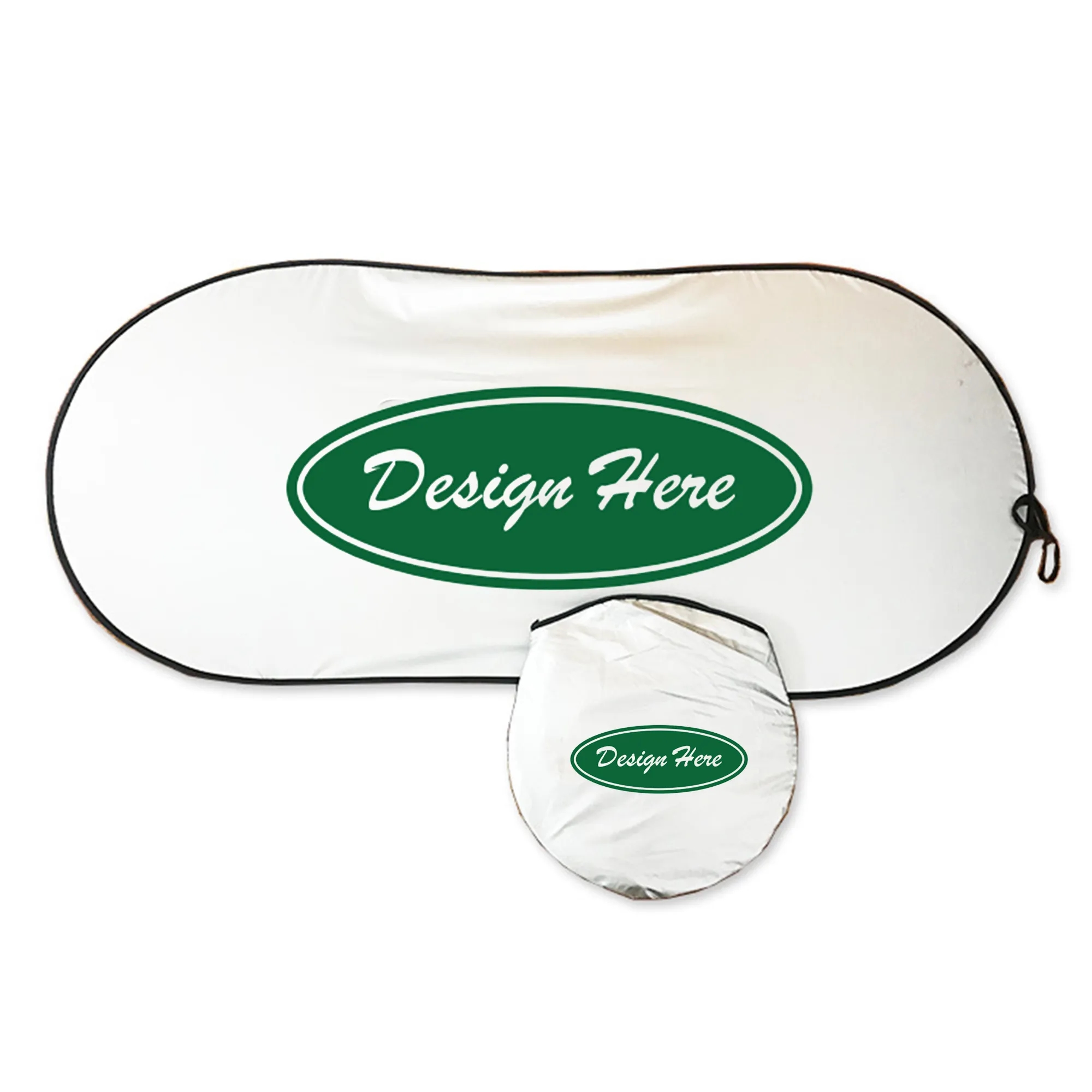 Foldable Single Panel Auto Sun Shade W/ Pouch 1