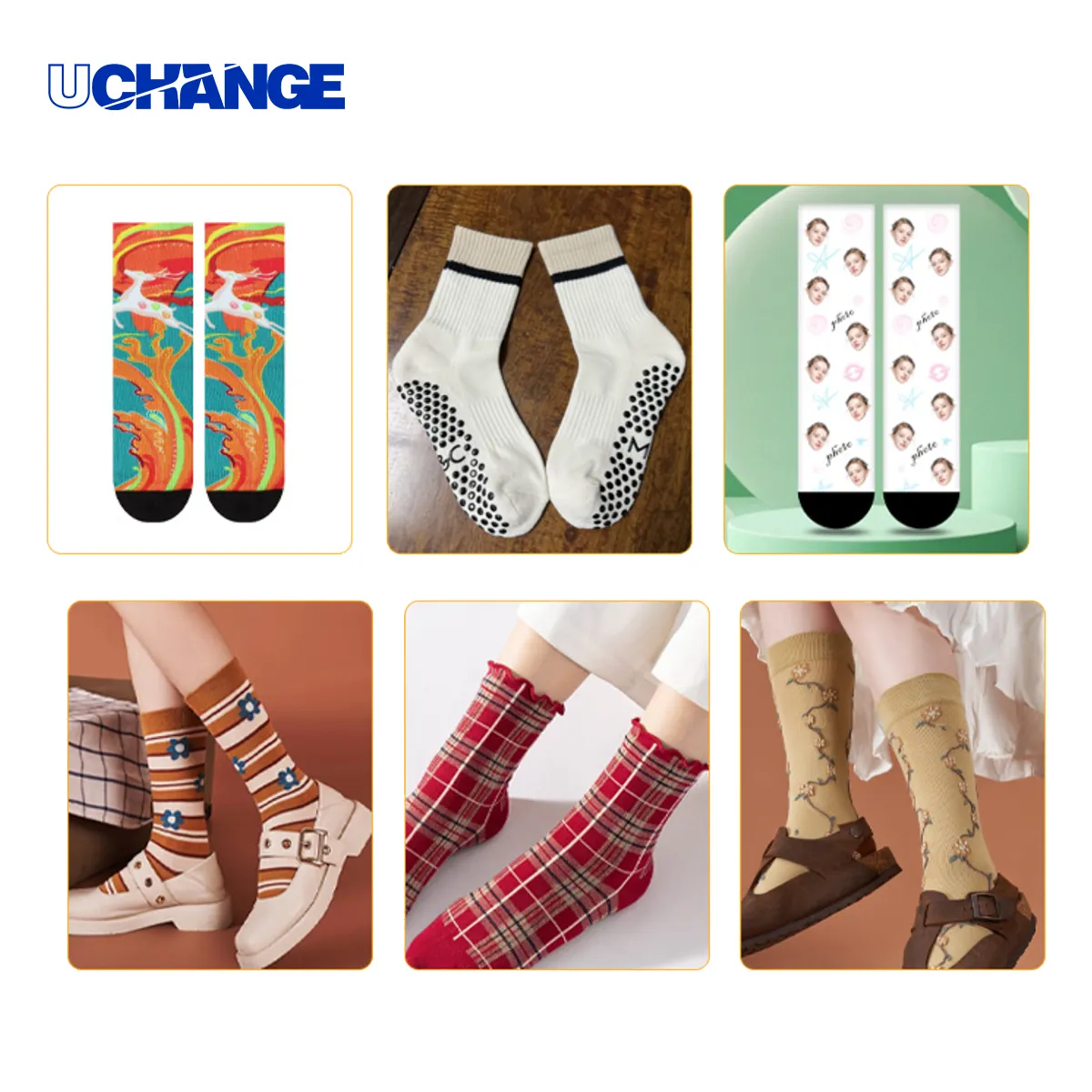 Custom Full Color Unisex Crew Socks 3