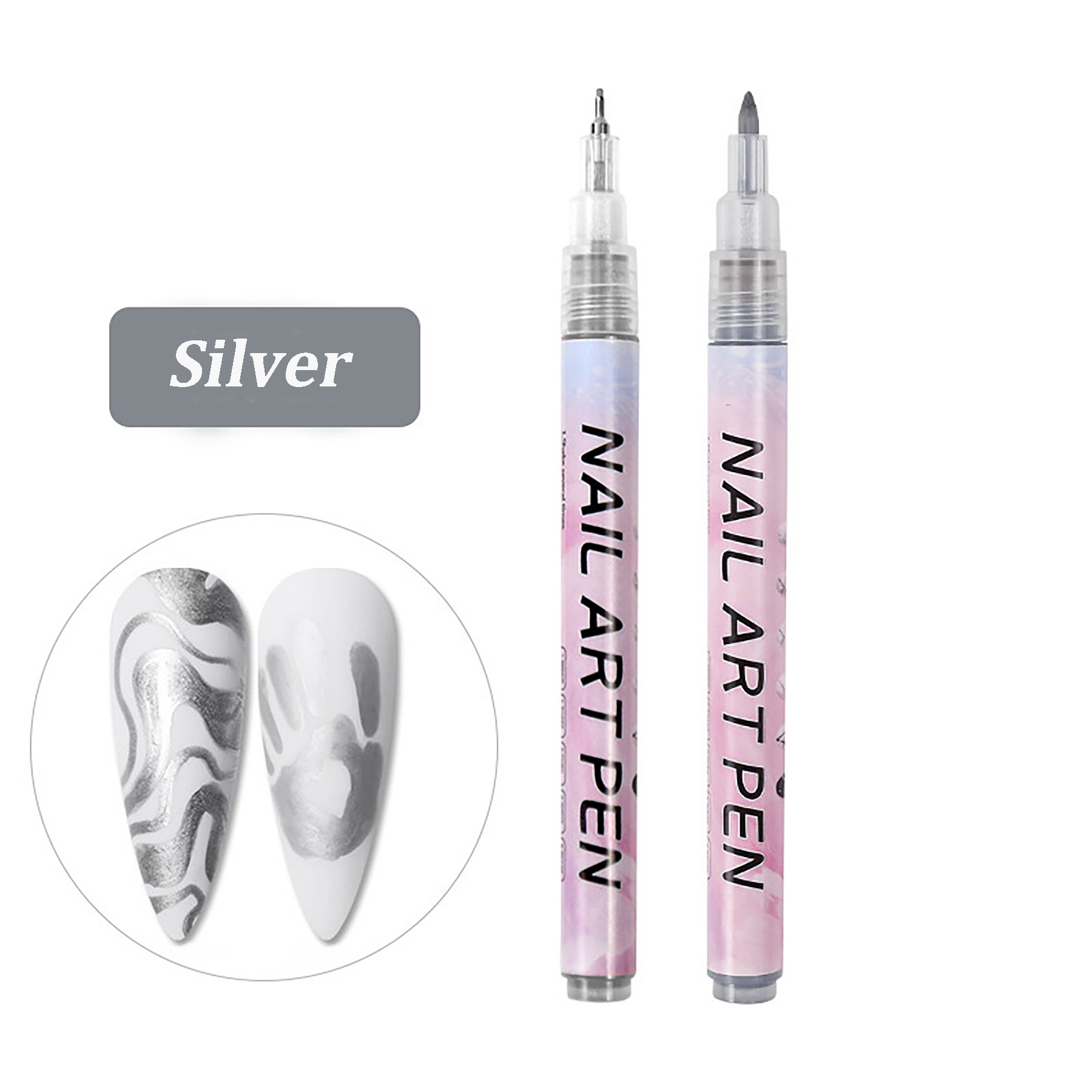 12 Colors Nail Art Graffiti Pen 12