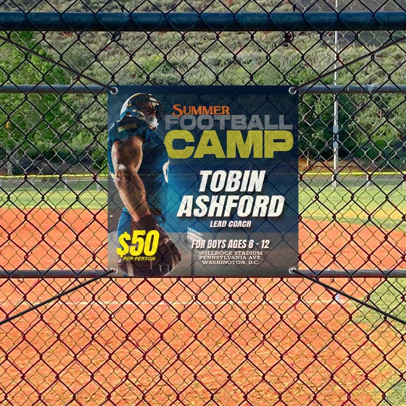 Custom 2' X 2' Mesh Banners 11