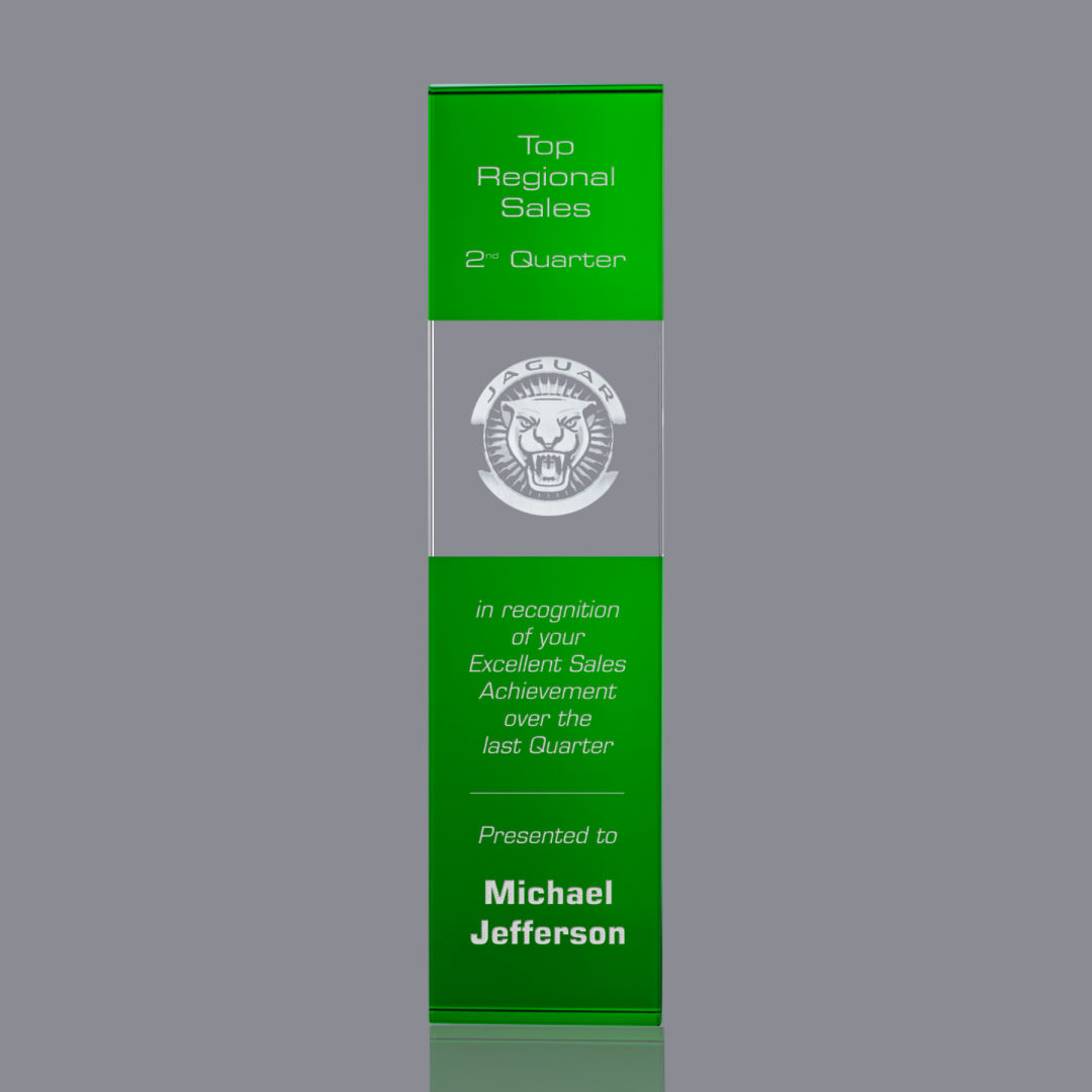 Araceli Tower 3D Award - Green 7