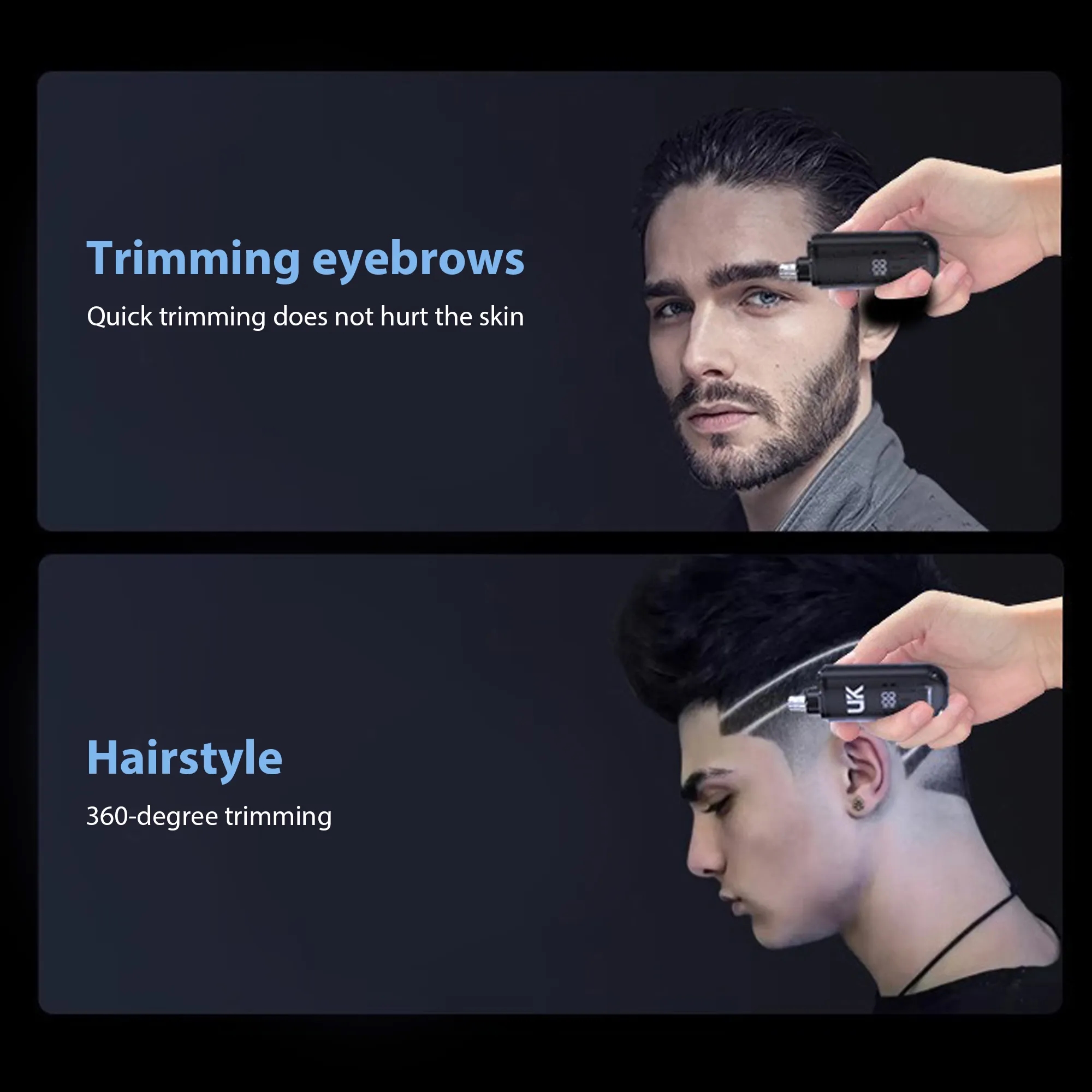 Rechargeable Hair Trimmer With Battery Indicator 5