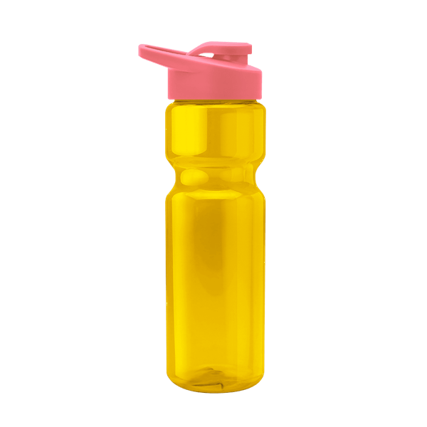 Blazer 28oz Transparent Bike Bottle w/Drink-thru Lid 528