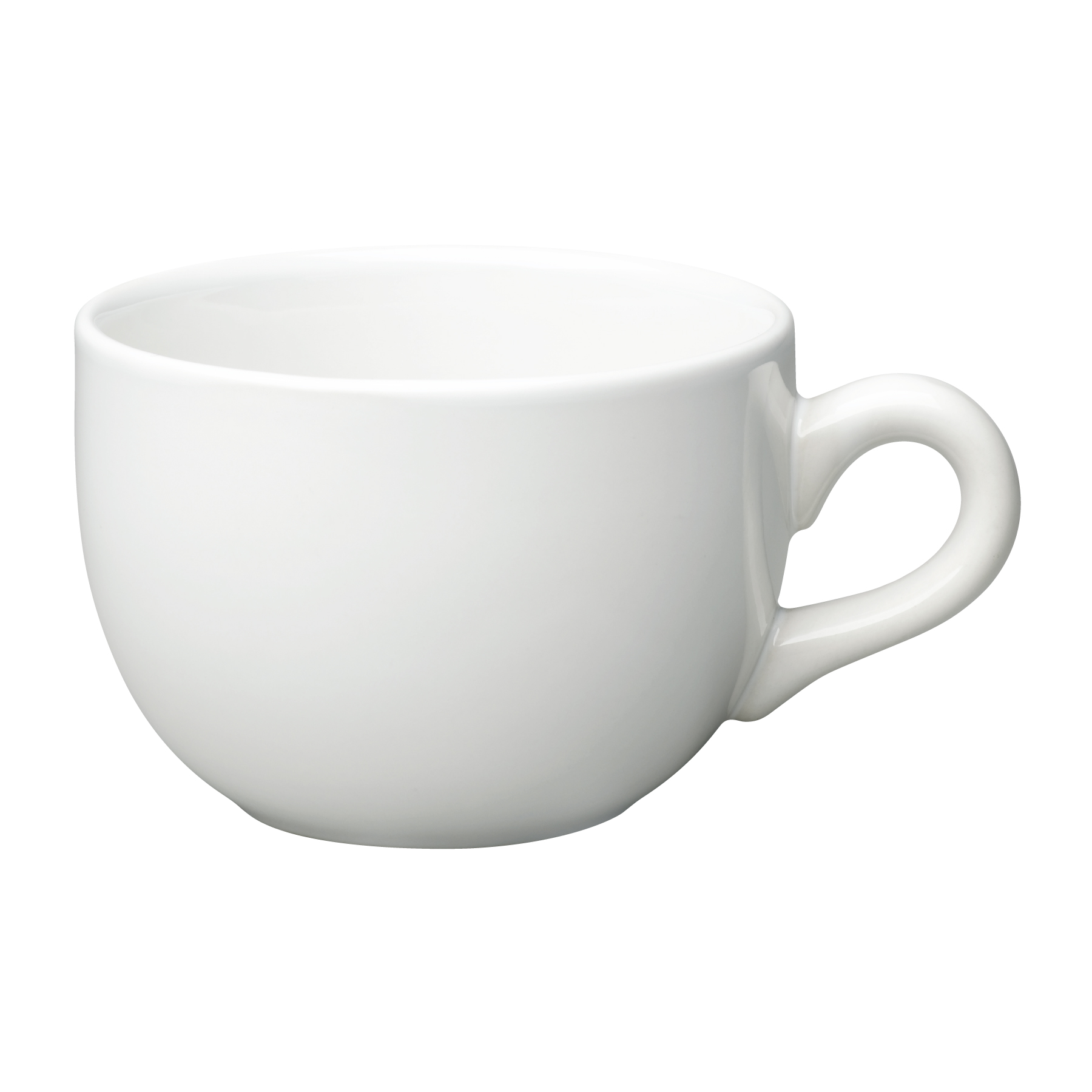 24 oz White Souper Mug