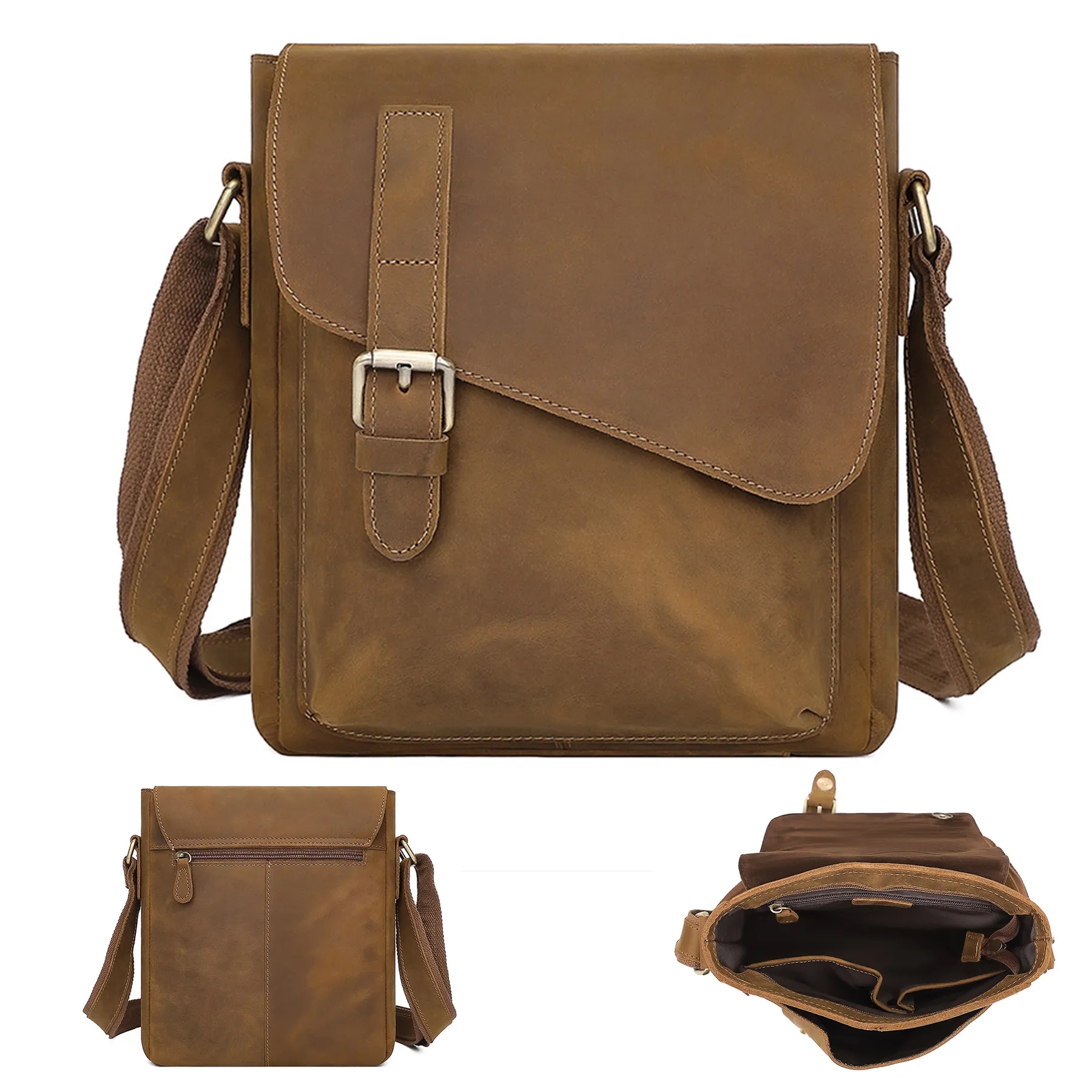 Leather Shoulder Crossbody Bags Anti-Theft Waterproof 4