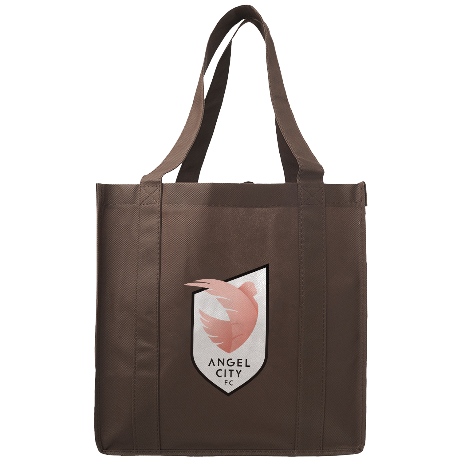 Reusable Thunder Non-Woven Grocery Tote Bag W/ Gusset USA Decorated (12.62" x 13" x 8.75") 1
