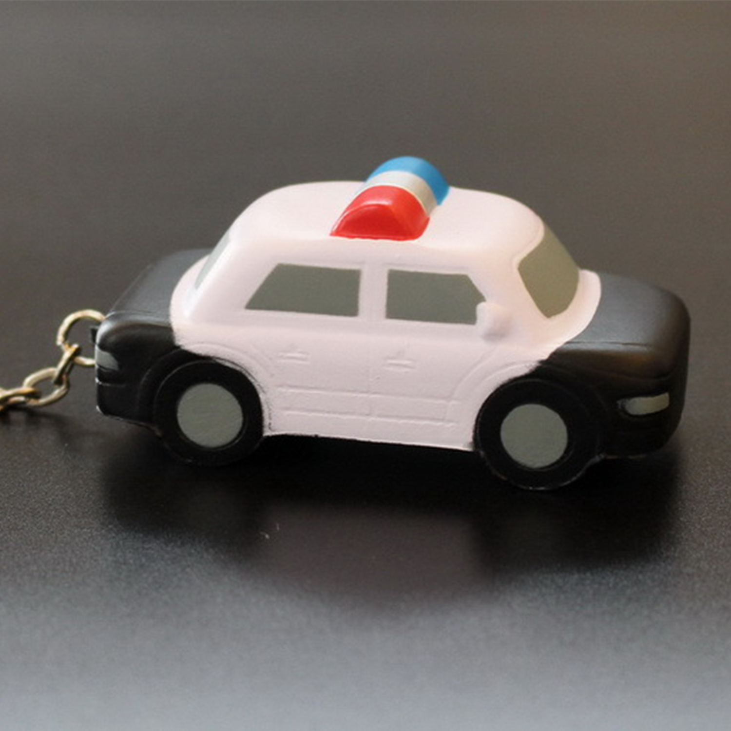PU Foam Police Car Stress Reliever Keychain Toy 6